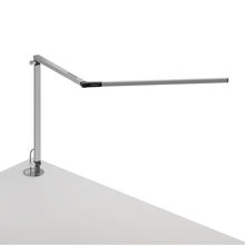  AR3000-WD-SIL-GRM - Z-Bar Desk Lamp with grommet mount (Warm Light, Silver)